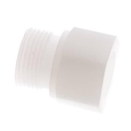 Reducing Ring G1/2'' Female x G3/4'' Male PVDF 10bar (140.5psi) FDA 32mm Hex