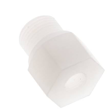 Reducing Ring G1/8'' Female x G3/8'' Male PVDF 10bar (140.5psi) FDA 22mm Hex