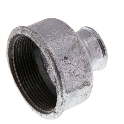 Rp 2'' x Rp 3/4'' Zinc plated Cast iron Round Socket 25 Bar