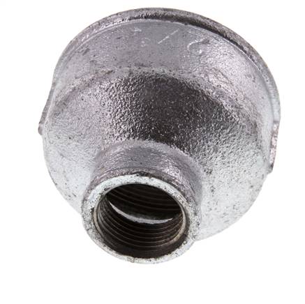 Rp 2'' x Rp 3/4'' Zinc plated Cast iron Round Socket 25 Bar