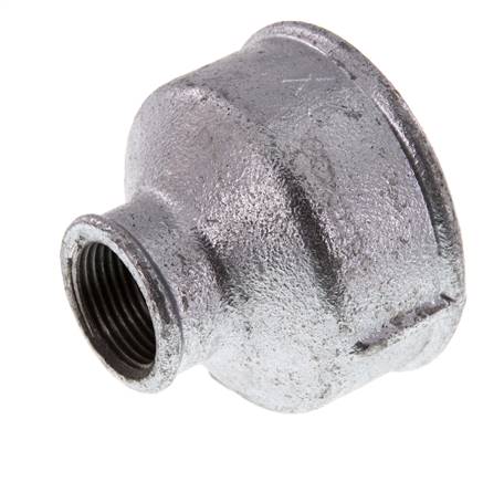 Rp 2'' x Rp 3/4'' Zinc plated Cast iron Round Socket 25 Bar