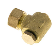 14mm & G1/4'' Brass Swivel Joint Compression Fitting with Male Threads 89 bar Polyamide DIN EN 1254-2