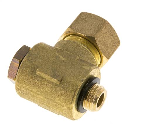 14mm & G1/4'' Brass Swivel Joint Compression Fitting with Male Threads 89 bar Polyamide DIN EN 1254-2