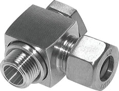 16S & M22x1.5 Stainless Steel Swivel Joint Cutting Fitting with Male Threads 400 bar Rotatable ISO 8434-1