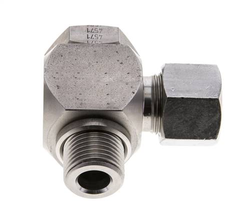 14S & G1/2'' Stainless Steel Swivel Joint Cutting Fitting with Male Threads 400 bar Rotatable ISO 8434-1