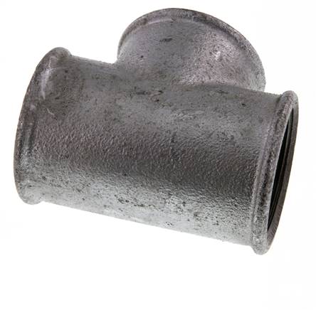 Rp 2'' Zinc plated Cast iron Tee 25 Bar