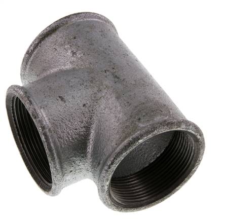 Rp 2'' Zinc plated Cast iron Tee 25 Bar