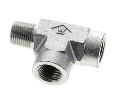 Tee Fitting 3/8'' NPT Male x Female Steel 210bar (2950.5psi)