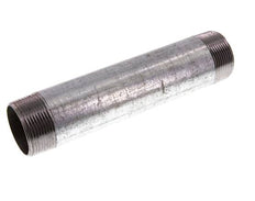 R 1 1/2'' Zinc plated Steel Double Pipe Nipple 50 Bar DIN 2982 - 200mm