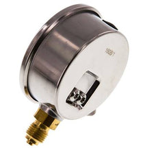 0..400 Bar (0..5802 psi) Glycerin Pressure Gauge Below Stainless steel/Brass 63 mm Class 1.6