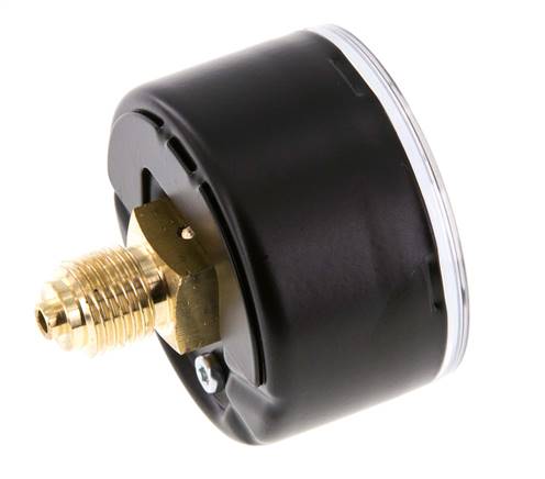 0..2.5 Bar (0..36 psi) Pressure Gauge Rear Steel/Brass 50 mm Class 1.6