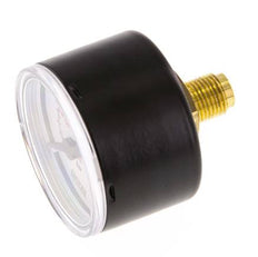 0..40 Bar (0..580 psi) Pressure Gauge Rear Steel/Brass 40 mm Class 1.6