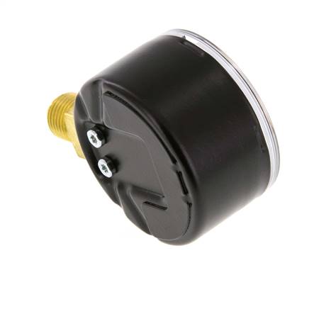 0..40 Bar (0..580 psi) Pressure Gauge Below Steel/Brass 50 mm Class 1.6
