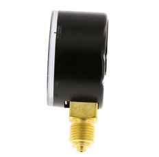 0..40 Bar (0..580 psi) Pressure Gauge Below Steel/Brass 50 mm Class 1.6