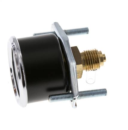 0..16 Bar (0..232 psi) Panel Mount Pressure Gauge Steel/Brass 40 mm Class 2.5 - 1/4'' (Bracket)