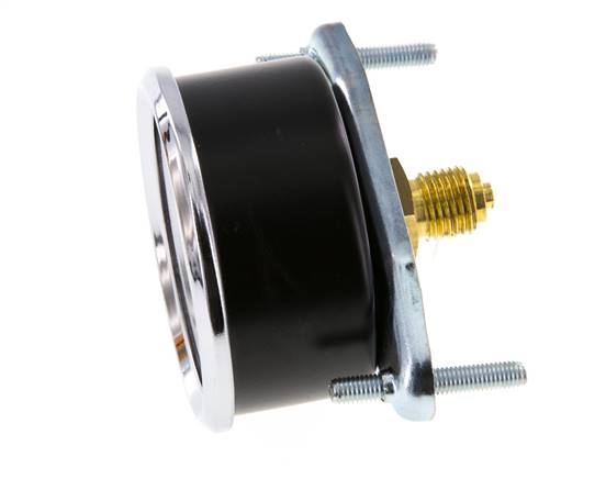 0..400 Bar (0..5802 psi) Panel Mount Pressure Gauge Steel/Brass 63 mm Class 2.5 (Bracket)