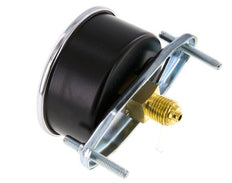 0..400 Bar (0..5802 psi) Panel Mount Pressure Gauge Steel/Brass 63 mm Class 2.5 (Bracket)