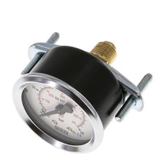 0..40 Bar (0..580 psi) Panel Mount Pressure Gauge Steel/Brass 50 mm Class 2.5 (Bracket)