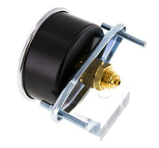 0..40 Bar (0..580 psi) Panel Mount Pressure Gauge Steel/Brass 63 mm Class 2.5 (Bracket)