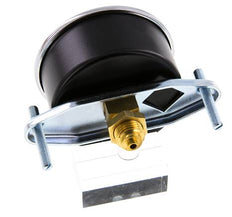 0..40 Bar (0..580 psi) Panel Mount Pressure Gauge Steel/Brass 63 mm Class 2.5 (Bracket)
