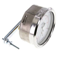 0..4 Bar (0..58 psi) Panel Mount Pressure Gauge Steel/Brass 100 mm Class 1.0 (Bracket)