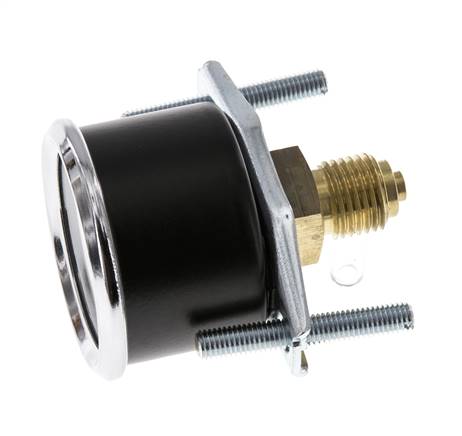 0..4 Bar (0..58 psi) Panel Mount Pressure Gauge Steel/Brass 40 mm Class 2.5 - 1/4'' (Bracket)