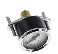 0..4 Bar (0..58 psi) Panel Mount Pressure Gauge Steel/Brass 40 mm Class 2.5 - 1/4'' (Bracket)