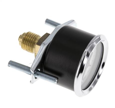 0..4 Bar (0..58 psi) Panel Mount Pressure Gauge Steel/Brass 40 mm Class 2.5 - 1/4'' (Bracket)