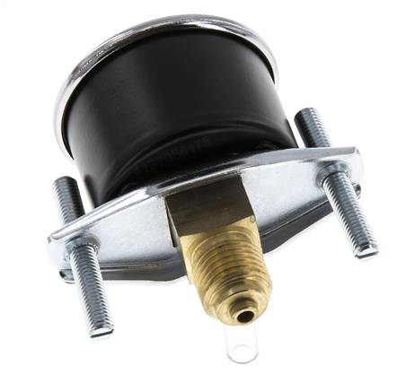 0..4 Bar (0..58 psi) Panel Mount Pressure Gauge Steel/Brass 40 mm Class 2.5 - 1/4'' (Bracket)