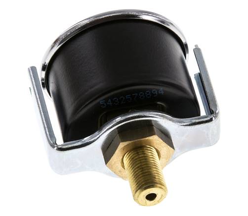 0..4 Bar (0..58 psi) Panel Mount Pressure Gauge Steel/Brass 40 mm Class 2.5 (Bracket)