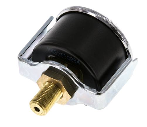 0..4 Bar (0..58 psi) Panel Mount Pressure Gauge Steel/Brass 40 mm Class 2.5 (Bracket)
