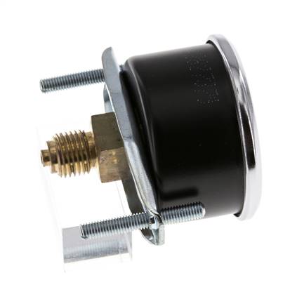 0..4 Bar (0..58 psi) Panel Mount Pressure Gauge Steel/Brass 50 mm Class 2.5 (Bracket)