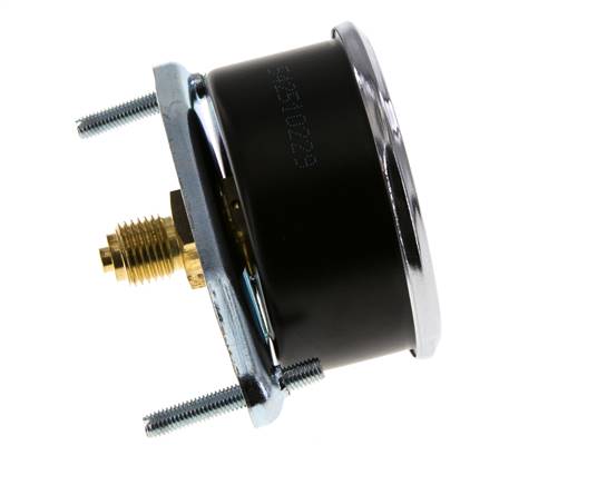 0..4 Bar (0..58 psi) Panel Mount Pressure Gauge Steel/Brass 63 mm Class 2.5 (Bracket)