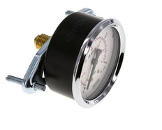 0..4 Bar (0..58 psi) Panel Mount Pressure Gauge Steel/Brass 63 mm Class 2.5 (Bracket)