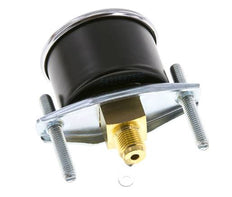 0..6 Bar (0..87 psi) Panel Mount Pressure Gauge Steel/Brass 40 mm Class 2.5 (Bracket)