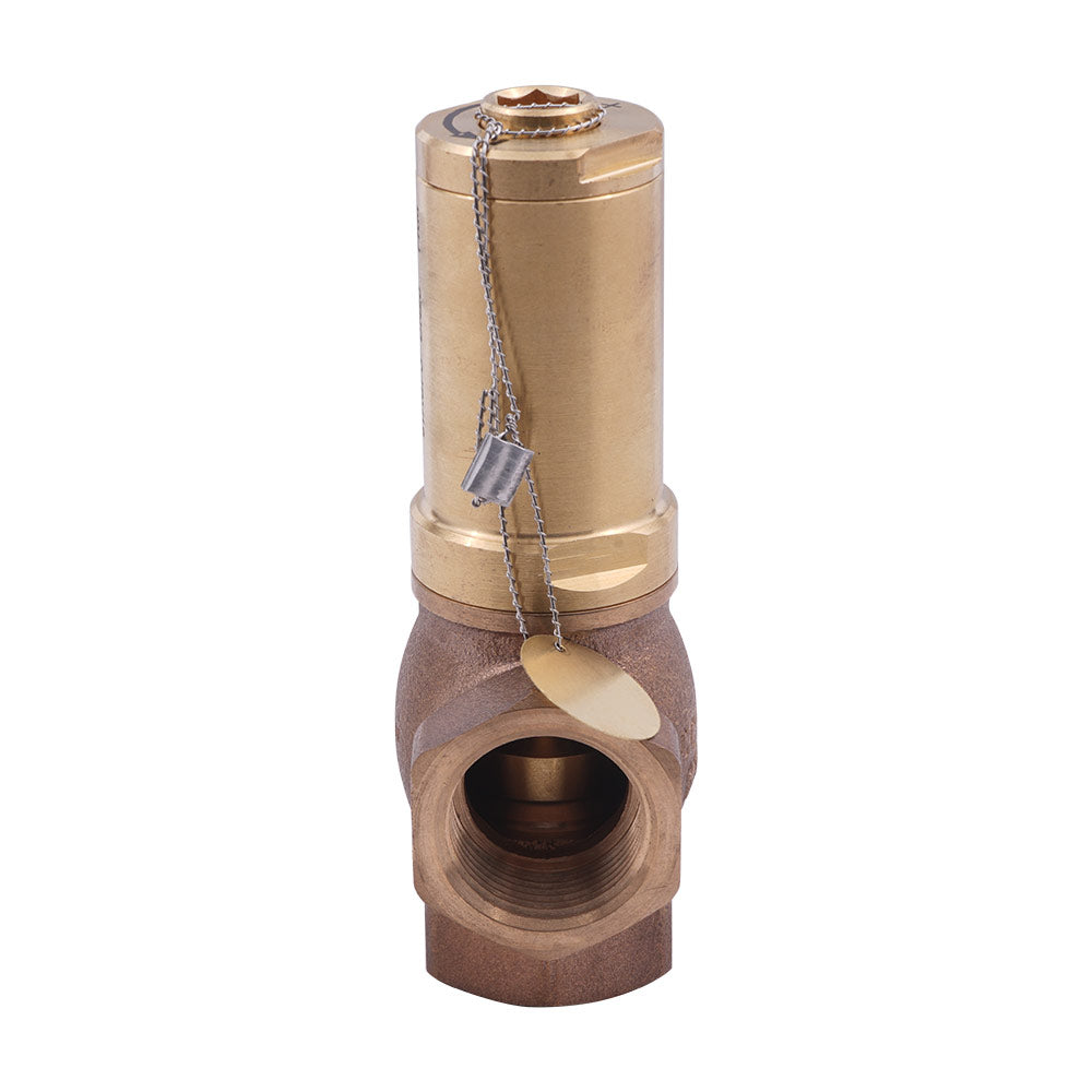 G1 1/4'' Brass Relief valve 0.5 - 2.5 bar / 7.25 - 36.25 psi
