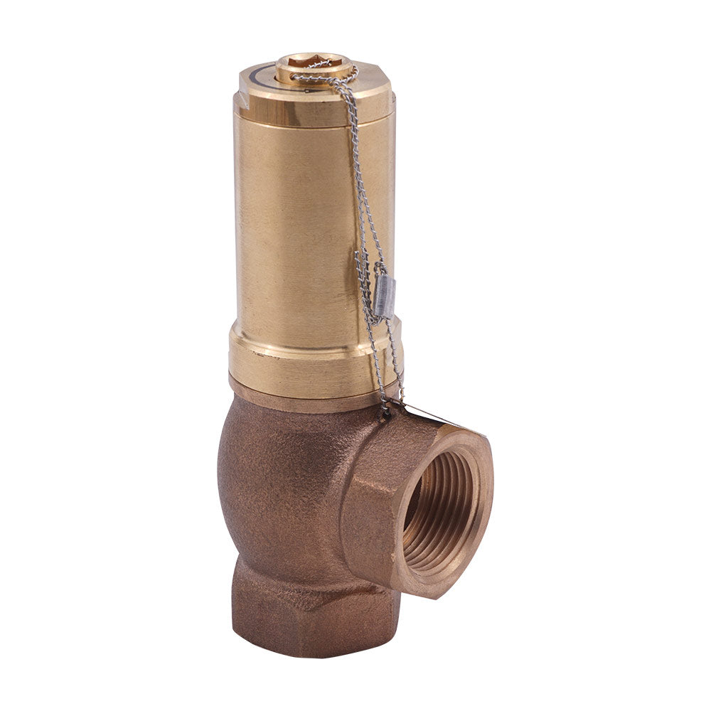G1 1/2'' Brass Relief valve 0.5 - 2.5 bar / 7.25 - 36.25 psi