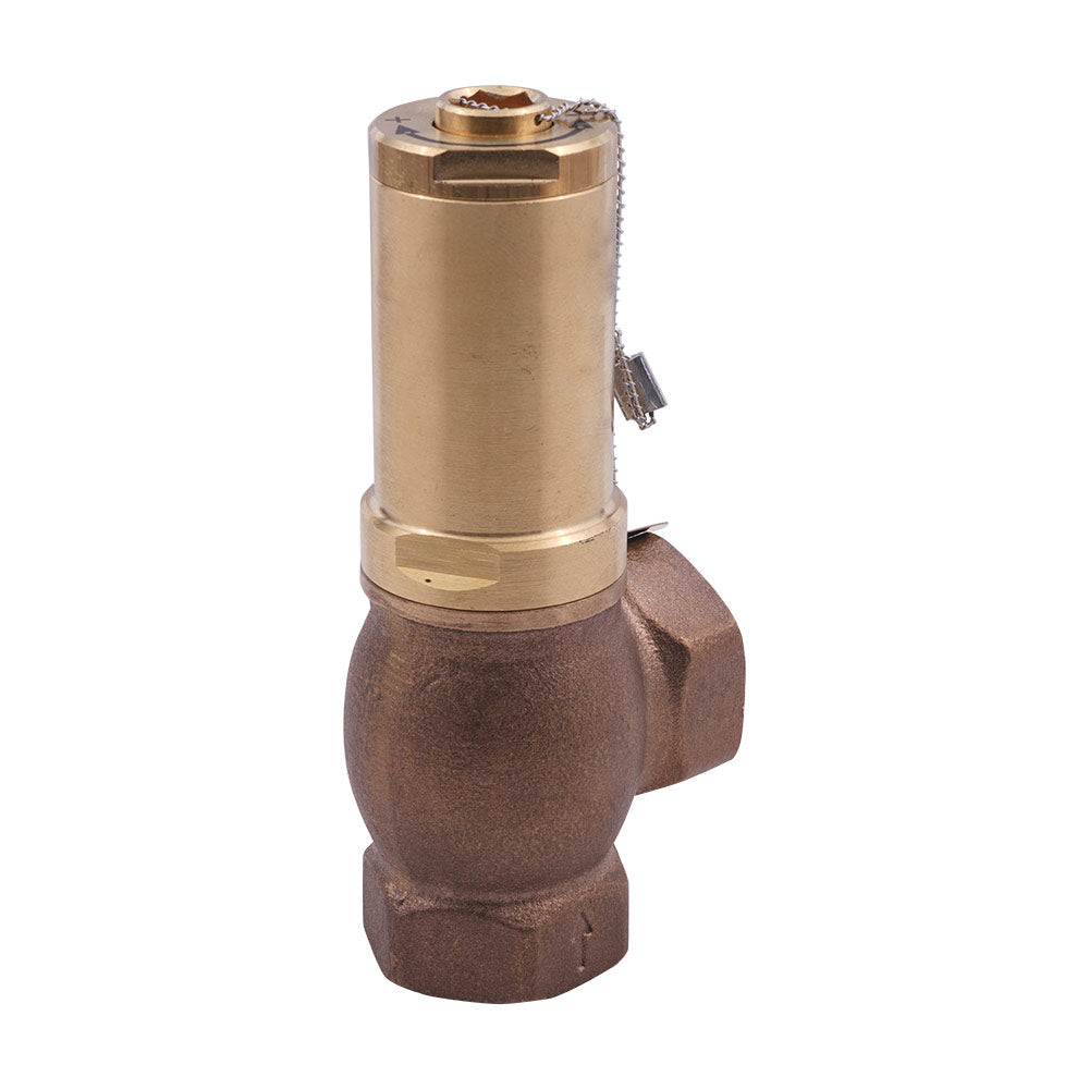 G1 1/2'' Brass Relief valve 0.5 - 2.5 bar / 7.25 - 36.25 psi