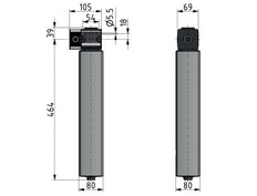 Diaphragm Dryer 1/2'' 610 l/min Mutifix