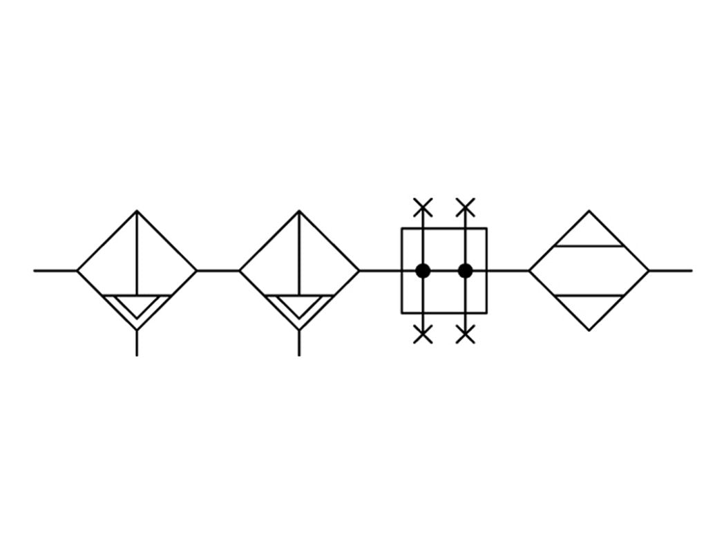 Diaphragm Dryer 1/2'' 610 l/min Mutifix