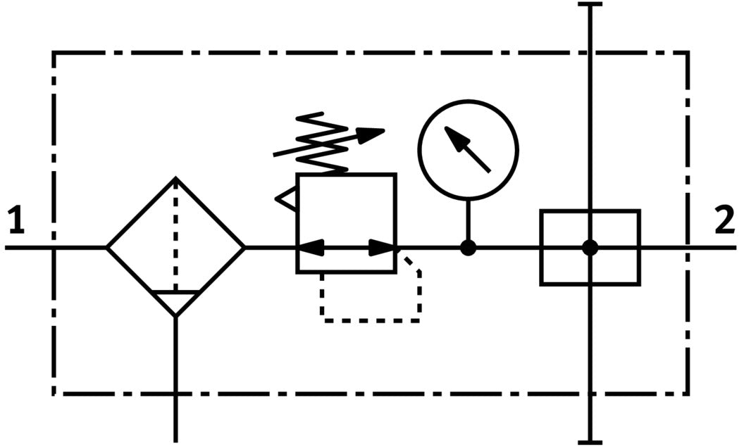 Festo Air Preparation Unit G1/4'' 0.5-12bar 1140l/min 40µm Mini - 185709