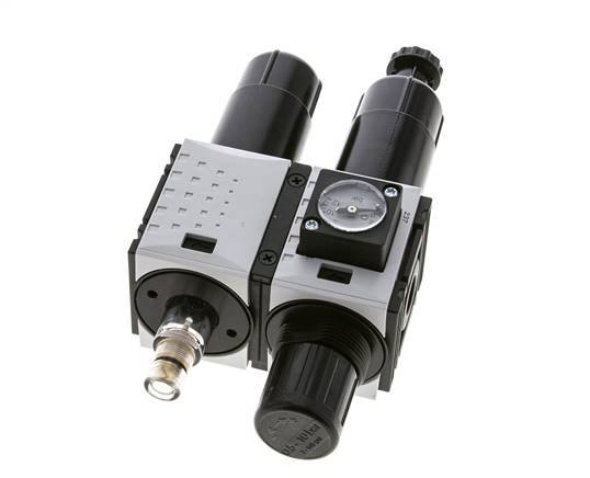 FRL 2-Part G1/4'' 800 l/min 0.5-10.0bar/7-145psi Semi-Auto Metal Futura 0