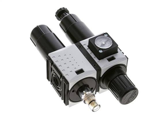 FRL 2-Part G1/4'' 800 l/min 0.5-10.0bar/7-145psi Semi-Auto Metal Futura 0