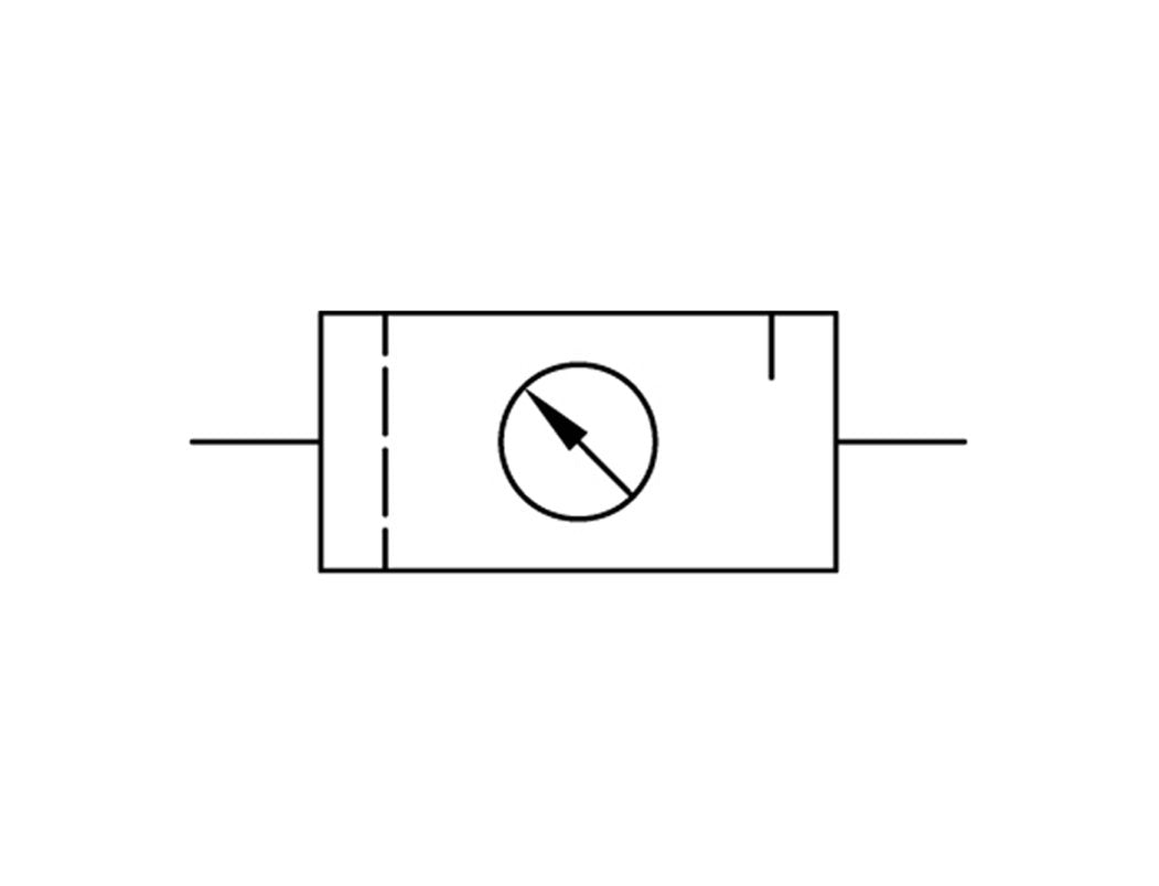FRL 2-Part G1/8'' 700 l/min 0.2-6.0bar/3-87psi Semi-Auto 40 mm Pressure Gauge Polycarbonate Multifix 0