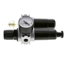 FRL 2-Part G1/4'' 700 l/min 0.5-10.0bar/7-145psi Semi-Auto 40 mm Pressure Gauge Metal Multifix 0