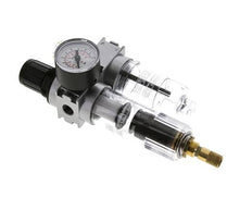 FRL 2-Part G1/4'' 700 l/min 0.2-6.0bar/3-87psi Auto 40 mm Pressure Gauge Polycarbonate Multifix 0