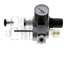 FRL 2-Part G1/4'' 700 l/min 0.5-10.0bar/7-145psi Semi-Auto 40 mm Pressure Gauge Polycarbonate Multifix 0