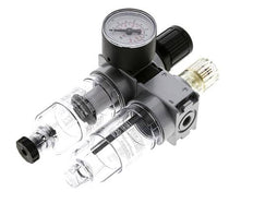 FRL 2-Part G1/8'' 700 l/min 0.2-6.0bar/3-87psi Semi-Auto 40 mm Pressure Gauge Polycarbonate Multifix 0