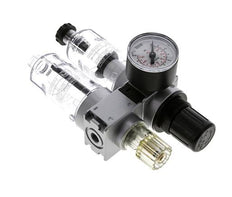 FRL 2-Part G1/8'' 700 l/min 0.2-6.0bar/3-87psi Semi-Auto 40 mm Pressure Gauge Polycarbonate Multifix 0