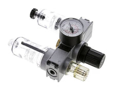 FRL 3-Part G1/8'' 750 l/min 0.2-6.0bar/3-87psi Semi-Auto 40 mm Pressure Gauge Polycarbonate Multifix 0
